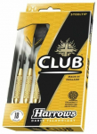 Noolem&auml;ngu tarvikud, nooled Harrows Club Brass 26g, kuldne v./must v., 53 mm, 3 tk