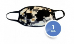 Mitmekordne mask Mocco Camouflage, must