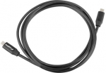 Kaabel Lanberg USB-C - USB-C CA-CMCM-40CU-0018-BK USB-C, USB-C, 1.8 m, must v.