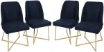 Toolide komplekt Kalune Design Madrid 138 974NMB1218, l&auml;ikiv, kuld v./s&uuml;gavsinine v., 49 cm x 50 cm x 90 cm, 4 tk