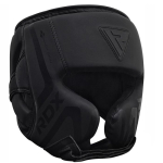 Poksikiiver RDX T15 Noir Head Guard HGR-T15MB-L, must v., L