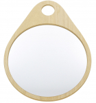 Peegel Corto, rippuv, 32 cm x 41 cm, hele pruun
