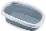 Raamiga kassitualett Zolux Sprint 20 590106BAC, sinine v./valge v., suletud, 58 cm x 39 cm x 17 cm