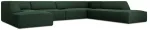 Nurgadiivan Micadoni Home Ruby Panoramic 7 Seats, roheline v., parem, 366 x 273 cm x 69 cm