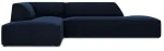 Nurgadiivan Micadoni Home Ruby Modular 4 Seats, s&uuml;gavsinine v., vasak, 273 x 180 cm x 69 cm