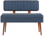 Esiku pink Kalune Design Vina 1048, p&auml;hklipuu v./s&uuml;gavsinine v., 36 cm x 110 cm x 85 cm