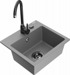 K&ouml;&ouml;givalamu Mexen Milo 6505-71-670200-70-B, graniit, 43.5 cm x 41 cm x 17.1 cm, must/hall