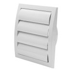 Ventilatsioonirest Europlast ND12Z, plastik, 124 mm