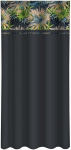 &Ouml;&ouml;kardin ZMH-141, must/sinine/hall, 160 cm x 250 cm