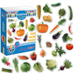 Magnetid Maksik Vegetable MV 6032-12, mitmev&auml;rviline, 25 tk