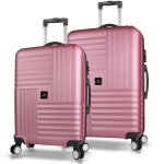 Kohvrite komplekt My Valice Pleobrld, roosa kuld, 100 l, 28 x 51 x 77 cm