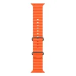 iWear S1 soonega pehme silikoonist 20 mm rihm Apple Watchile 49 mm / 45 mm / 44 mm / 42 mm oranž
