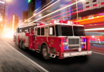Fototapeet Artgeist Fire Truck LNEW011041, 140 cm x 200 cm