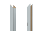 Vertikaalne ukseraam Domoletti, 209.7 cm x 14 - 18 cm x 1 cm, parempoolne, hall v.