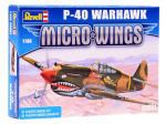 Konstruktor, lennuk Revell Micro Wings Curtiss P-40 Warhawk RV0019, mitmev&auml;rviline