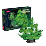 3D-pusle Cubicfun Flying Dutchman 306-T4041H, 69 cm x 24 cm, 360 tk, roheline v.