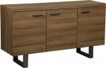 Kummut Beliani Timber, pruun v./must v., 79 cm x 140 cm x 42 cm