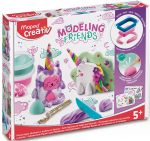Savistkujukeste valmistamise komplekt Maped Modelling Friends Magical Friends, valge v./roheline v./roosa v.