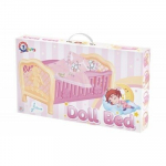 M&ouml;&ouml;bel Technok lėlės lovytė su patalyne 45cm lėlei 4494, roosa v.