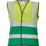 Vest universaalne Cerva Lynx Duo HV, kollane/roheline, XXXL suurus
