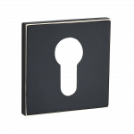 Ukse lukuaugu kate Kuchinox LK6_702A, kuldne v./must v., 5.3 cm x 5.3 cm