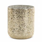 Lillepott Melia 03, klaas, kuldne v.