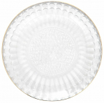 Taldrik magustoidu Homla Barrel, &Oslash; 15 cm, l&auml;bipaistev v./kuldne v.