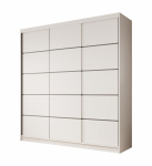 Riidekapp ADRK Greta, valge v., 200 cm x 58 cm x 215 cm