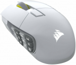 Juhtmevaba m&auml;nguhiir Corsair Scimitar Elite SE, 2.4 ghz / bluetooth / usb, valge v.