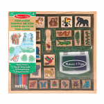 Templite komplekt, koos tarvikutega Melissa & Doug Stamp A Scene Rain Forest, mitmev&auml;rviline