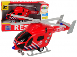 M&auml;nguhelikopter Lean Toys Rescue, punane