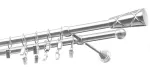 Kardinapuu komplekt Olimp Genua, 300 cm, &Oslash; 19 mm, roostevaba teras v.