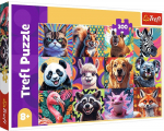 Pusle Trefl Funny Animal Portraits 23030, 40 cm x 60 cm, 300 tk, mitmev&auml;rviline