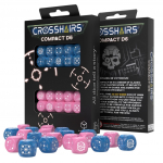 T&auml;ringud Q-Workshop Crosshairs Compact D6 Blue&Pink
