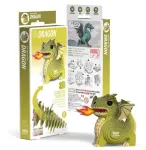 3D-pusle Dragon, 18.5 cm x 2.5 cm, 20 tk, roheline v.