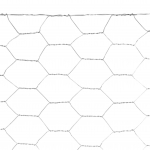 V&otilde;rk Hexagonal Garden Center, 25 x 25 x 0.6 mm, 100 cm, 10 m, tsingitud