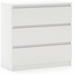 Kummut Simple, valge v., 78.5 cm x 80 cm x 39 cm