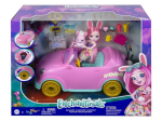 Nukk aksessuaaridega Mattel Enchantimals Bunnymobile, 15 cm, mitmev&auml;rviline