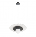 Valgusti lauavalgusti Emibig Umbra, G9, 1 x 8 W, valge v./must v.