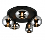 Valgusti lagi Trio Lumina 617030532, E14, 5 x 10 W, must v./kroom v.