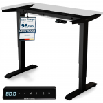 Laua raam, reguleeritava laiusega Desktronic HomePro, 61 - 125.5 cm, must v.