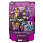 Nukk aksessuaaridega Mattel Monster High Skulltimate Secrets Cabin Slay-Cation Clawdeen Wolf JMG65, 28 cm, violetne v.