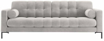 Diivan Cosmopolitan Design Bali Velvet Bluvel 03, must v./h&otilde;be v., 96 x 217 cm x 75 cm