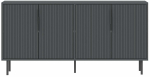 Konsoollaud Kalune Design Clara, antratsiit v., 36 cm x 150 cm x 75 cm