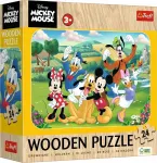 Puidust pusle Trefl Disney Mickey Mouse And Friends 20278, 19.5 cm x 28 cm, 24 tk, mitmev&auml;rviline