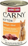 Kassi m&auml;rgtoit Animonda Carny Kitten, veiseliha/kanaliha, 0.4 kg