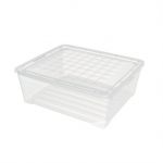 Kaanega hoiukarp Curver 96063, 10 l, l&auml;bipaistev v., 34.2 x 29.7 x 12.5 cm