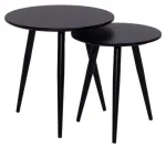 Kohvilaud Scandinavian Cleo, must v., 50 cm x 50 cm x 50 cm