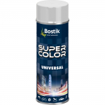 Aerosoolv&auml;rv Bostik Super Color Universal, tavaline, valge, 0.4 l