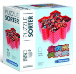 Pusle sorteerimise konteinerid Clementoni Puzzle Sorter 37040, 19 cm x 19 cm, 6 tk, punane v.